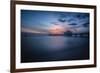 Long exposure of Clearwater Beach Pier, Florida. At sunset-Sheila Haddad-Framed Photographic Print