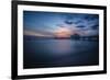 Long exposure of Clearwater Beach Pier, Florida. At sunset-Sheila Haddad-Framed Photographic Print