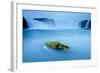 Long Exposure Of Godafoss Waterfall, Iceland-Inaki Relanzon-Framed Photographic Print