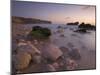 Long Exposure of Incoming Tide on Tonal Beach at Sunset Near Sagres, Algarve, Portugal, Europe-Neale Clarke-Mounted Photographic Print
