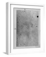 Long Exposure of Star Field Showing Track of the Asteroid Sappho Against Points of Stars, 1892-Max Wolf-Framed Giclee Print