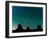 Long Exposure of Star Trails in Night Sky, Arizona Utah Border, USA-Angelo Cavalli-Framed Photographic Print