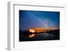 Long Exposure of Stars-oceanfishing-Framed Photographic Print