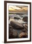 Long Exposure of Surf and Rocks at Sunrise, Tangalle, Sri Lanka, Indian Ocean, Asia-Charlie-Framed Photographic Print