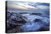 Long Exposure of Surf and Rocks at Sunrise, Tangalle, Sri Lanka, Indian Ocean, Asia-Charlie-Stretched Canvas
