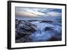 Long Exposure of Surf and Rocks at Sunrise, Tangalle, Sri Lanka, Indian Ocean, Asia-Charlie-Framed Photographic Print