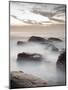 Long Exposure of Surf and Rocks at Sunrise, Tangalle, Sri Lanka, Indian Ocean, Asia-Charlie Harding-Mounted Photographic Print