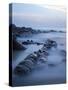 Long Exposure of Surf and Rocks at Sunrise, Tangalle, Sri Lanka, Indian Ocean, Asia-Charlie Harding-Stretched Canvas