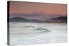 Long Exposure of Surfers Enjoy the Wave on Praia Da Joaquina Beach-Alex Saberi-Stretched Canvas