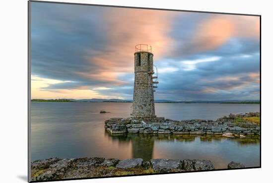 Long Exposure on Ballycurrin Lighthouse-Philippe Sainte-Laudy-Mounted Photographic Print