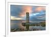 Long Exposure on Ballycurrin Lighthouse-Philippe Sainte-Laudy-Framed Photographic Print