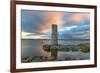 Long Exposure on Ballycurrin Lighthouse-Philippe Sainte-Laudy-Framed Photographic Print