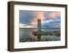 Long Exposure on Ballycurrin Lighthouse-Philippe Sainte-Laudy-Framed Photographic Print