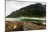 Long Exposure Panoramic Shot of the Beach Mjelle in Northern Norway-Lamarinx-Mounted Premium Photographic Print