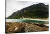 Long Exposure Panoramic Shot of the Beach Mjelle in Northern Norway-Lamarinx-Stretched Canvas