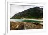 Long Exposure Panoramic Shot of the Beach Mjelle in Northern Norway-Lamarinx-Framed Photographic Print