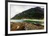 Long Exposure Panoramic Shot of the Beach Mjelle in Northern Norway-Lamarinx-Framed Photographic Print