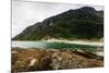 Long Exposure Panoramic Shot of the Beach Mjelle in Northern Norway-Lamarinx-Mounted Photographic Print