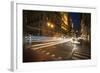 Long-Exposure Photography at Night, Manhattan, New York, Usa-Benjamin Engler-Framed Photographic Print