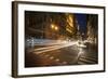 Long-Exposure Photography at Night, Manhattan, New York, Usa-Benjamin Engler-Framed Photographic Print