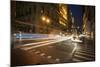 Long-Exposure Photography at Night, Manhattan, New York, Usa-Benjamin Engler-Mounted Photographic Print