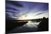 Long-Exposure Photography, Lake with Cloud Cover, Water Reflection-Benjamin Engler-Mounted Photographic Print