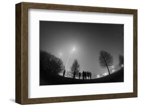 Long-Exposure Photography New Year's Eve, Fog-Benjamin Engler-Framed Photographic Print