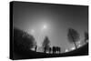 Long-Exposure Photography New Year's Eve, Fog-Benjamin Engler-Stretched Canvas