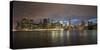 Long-Exposure Photography, View at Manhattan, New York, Usa-Benjamin Engler-Stretched Canvas