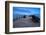 Long Exposure Seascape Landscape during Dramatic Evening in Winter-Veneratio-Framed Photographic Print