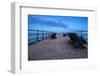 Long Exposure Seascape Landscape during Dramatic Evening in Winter-Veneratio-Framed Photographic Print