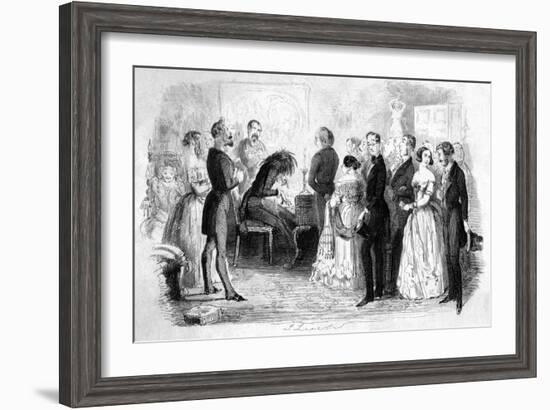 Long Haired Foreign Pianist-null-Framed Art Print