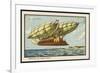 Long-Haul Airship-Jean Marc Cote-Framed Art Print