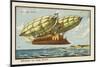 Long-Haul Airship-Jean Marc Cote-Mounted Art Print