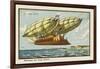 Long-Haul Airship-Jean Marc Cote-Framed Art Print