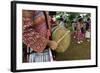 Long Horn Miao Girls in Traditional Costumes Celebrating Flower Dance Festival-Bruno Morandi-Framed Photographic Print