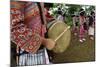 Long Horn Miao Girls in Traditional Costumes Celebrating Flower Dance Festival-Bruno Morandi-Mounted Photographic Print