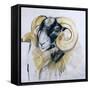 Long Horn Sheep-Lou Gibbs-Framed Stretched Canvas