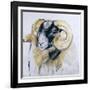 Long Horn Sheep-Lou Gibbs-Framed Giclee Print