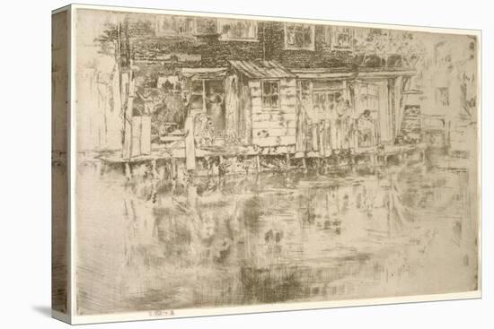 Long House, Dyers, Amsterdam, 1889-James Abbott McNeill Whistler-Stretched Canvas