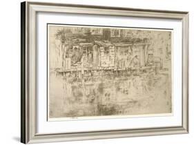 Long House, Dyers, Amsterdam, 1889-James Abbott McNeill Whistler-Framed Giclee Print