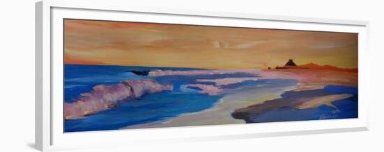 Long Island Beach Scene - Hamptons Beach Waves-Markus Bleichner-Framed Premium Giclee Print