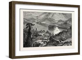 Long Island, Lake George, USA, 1870s-null-Framed Giclee Print