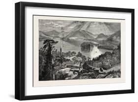 Long Island, Lake George, USA, 1870s-null-Framed Giclee Print