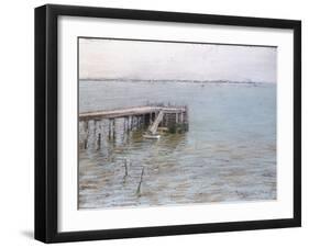 Long Island Pier-William Merritt Chase-Framed Giclee Print