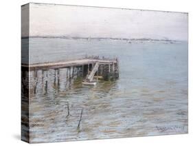 Long Island Pier-William Merritt Chase-Stretched Canvas