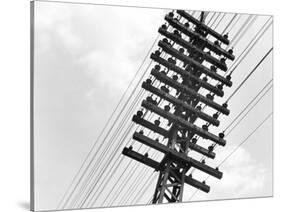 Long Island Railroad Communication Lines-null-Stretched Canvas