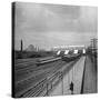 Long Island Railroad Station at the World's Fair-David Scherman-Stretched Canvas