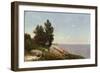 Long Island Sound at Darien-John Frederick Kensett-Framed Giclee Print