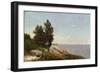 Long Island Sound at Darien-John Frederick Kensett-Framed Giclee Print